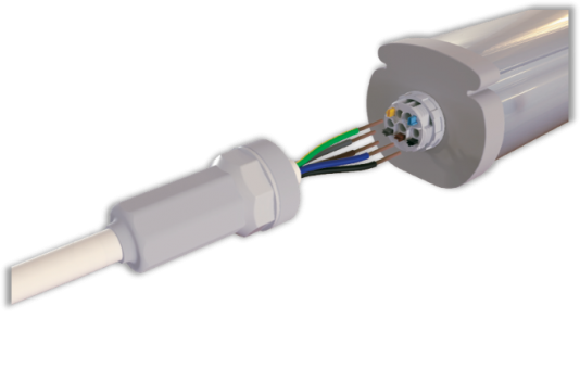 Connecting luminaires quickly & flawlessly with Adels LCS75 waterproof connector