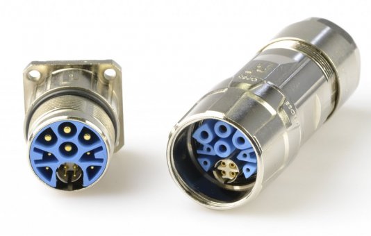 Quick data transmission and high power processing with new Hummel M23 hybrid connector