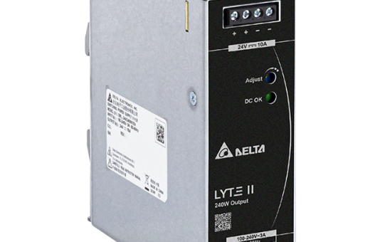 Delta introduces 30% more compact Din-Rail power supply series for 120W and 240W