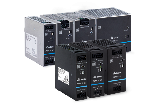 Delta introduceert Force GT series, de nieuwste din-rail power supply reeks voor industriële toepassingen