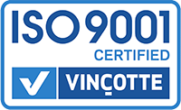 ISO 9001 certified - Vincotte